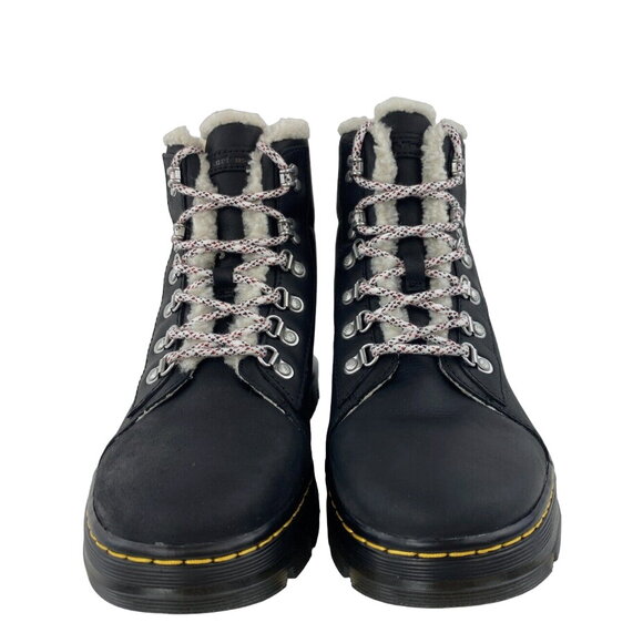Dr. Martens Combs Wyoming Faux Fur Lined Lace Up Ankle Boots Docs WMN 10 - Picture 2 of 10